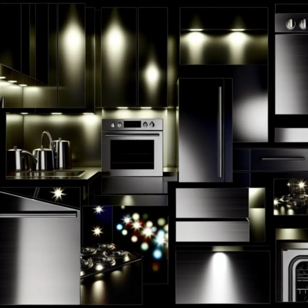 Detal materiałów i minimalistycznego wykończenia sprzętu AGD Homeapplinex