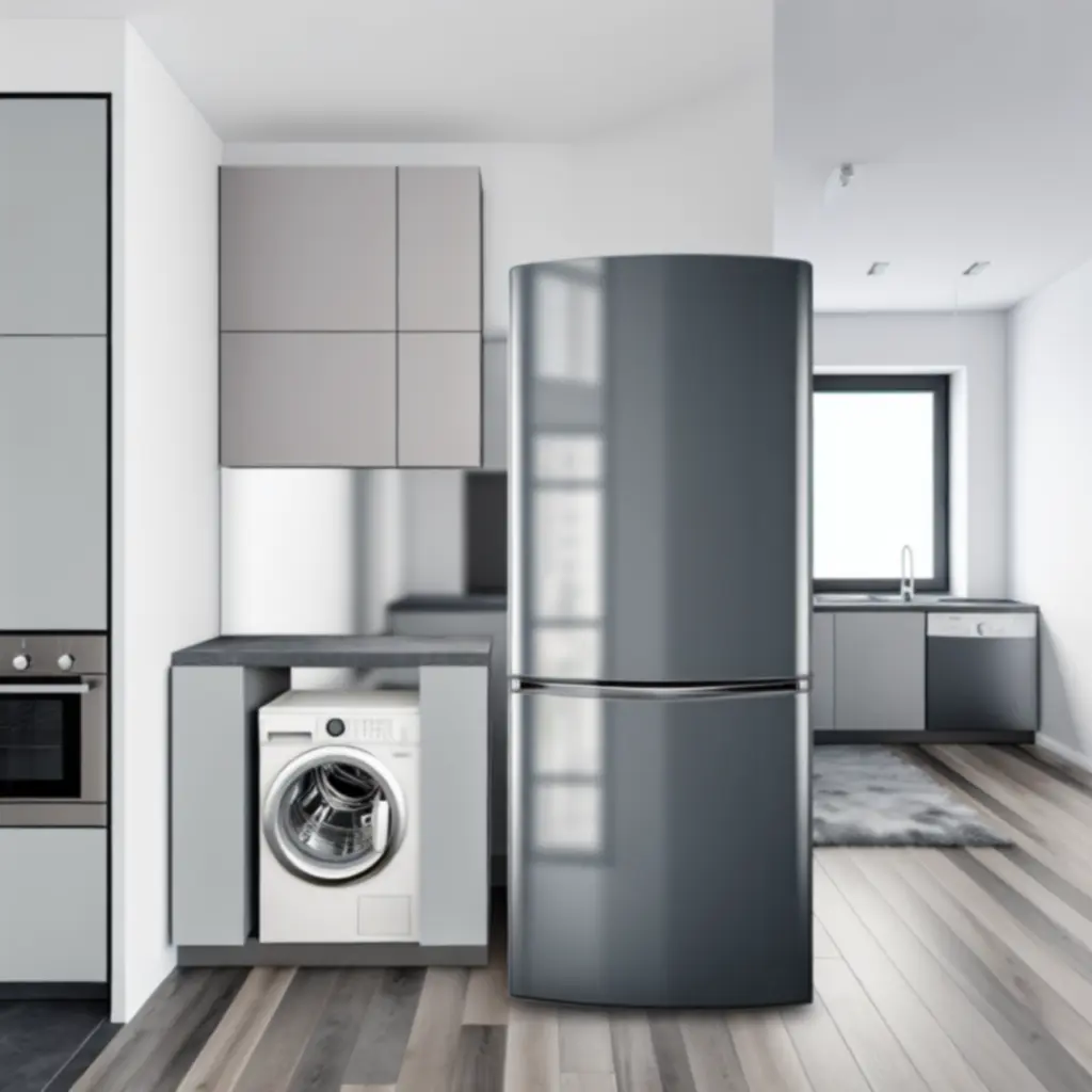 Nowoczesne urządzenia AGD w jasnej, minimalistycznej kuchni