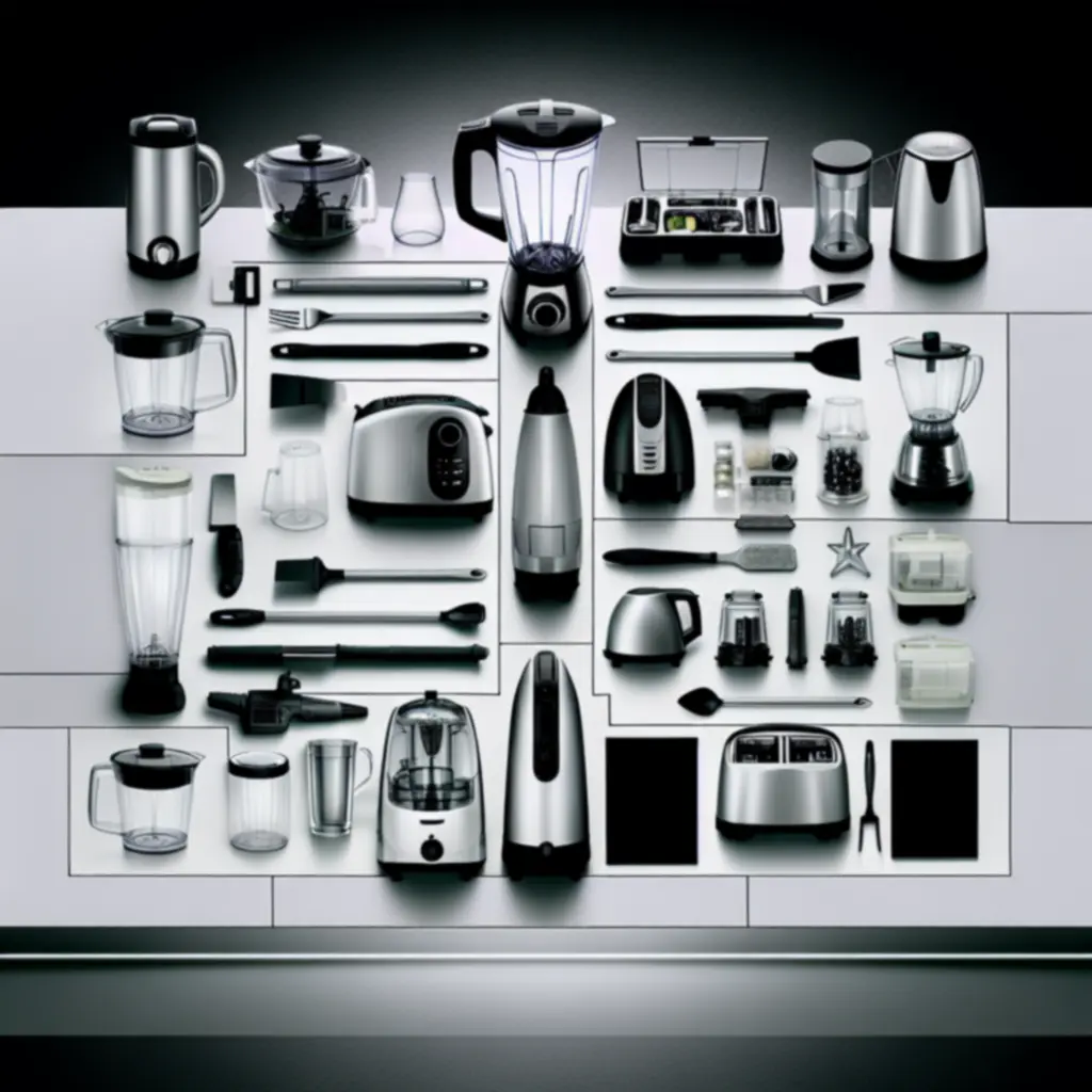 Urządzenie Homeapplinex wraz z akcesoriami i elementami zestawu