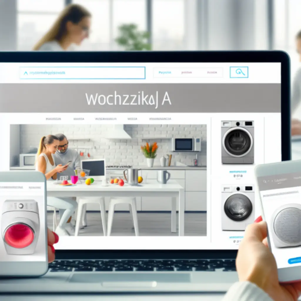 Nowoczesny interfejs sklepu z AGD Homeapplinex